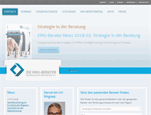 Tablet Screenshot of kmu-berater.de